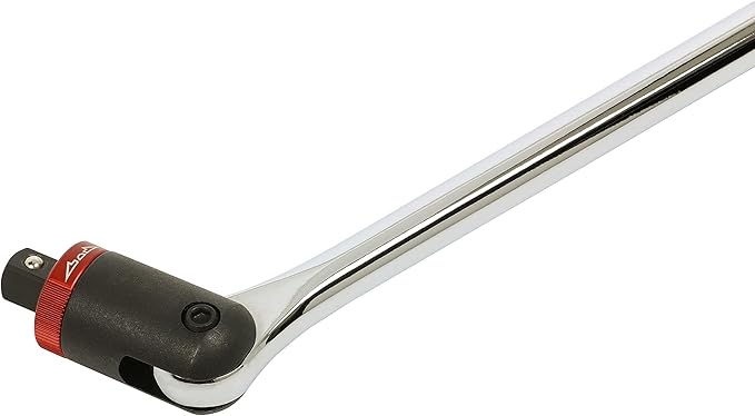 ARES 40012 – 1/2-Inch Drive Ratcheting Breaker Bar – 24-Inch Length – 24 Tooth Ratchet Design Features Reversible Ratchet Collar