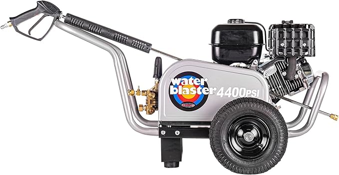 Simpson Cleaning 4400 PSI Gas Pressure Washer, 4.0 GPM Power Washer for Commercial Use, CRX Engine, 50-Foot Steel-Braided Hose, Water Blaster, 49-State (WB60824)