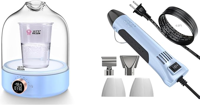 Bundle Resin Bubble Remover Machine and Heat Gun for Resin