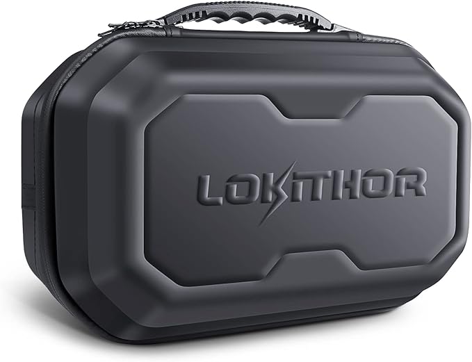 LOKITHOR JA301 2000Amp Jump Starter with 150PSI Air Compressor and JA Bag EVA Protection Case for JA300/JA301/JA302/JA400/JA401/JA3000 Jump Starter with air Compressor