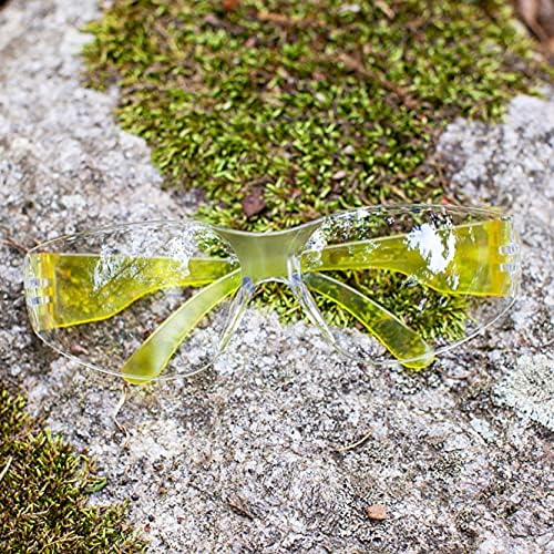 BISON LIFE Clear/Yellow Safety Glasses for Men & Women, ANSI Z87.1,144 Pack