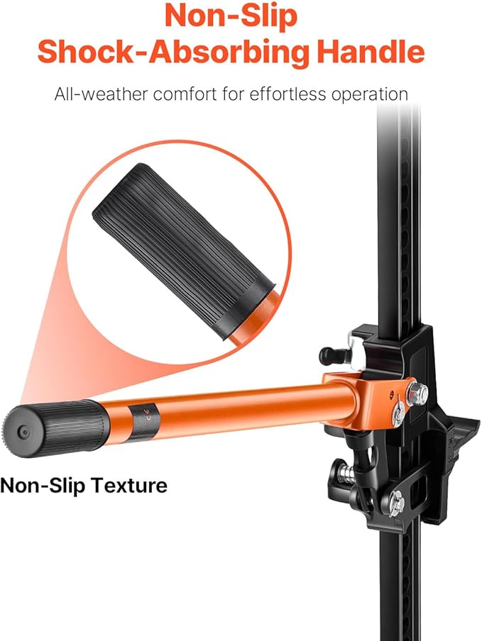 VEVOR Farm Jack 48 inch Utility High Lift, 7000 lbs Capacity Ratcheting Off Road Jeep Jack, Heavy for Tractor, Truck, SUV, Bumper Lift, Orange