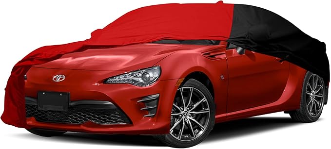 Indoor Car Cover Replace for 2013-2025 Subaru BRZ/Toyota 86, Luxurious Stretch Satin Custom-fit Indoor Car Cover for Dust-Proof, Underground Garage, Car Show (BRZ)