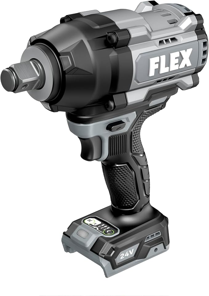 FLEX 24V Brushless Cordless 3/4-Inch 1,700 Ft-Lbs High Torque Impact Wrench Tool Only, Battery and Charger Not Included - FX1472B-Z