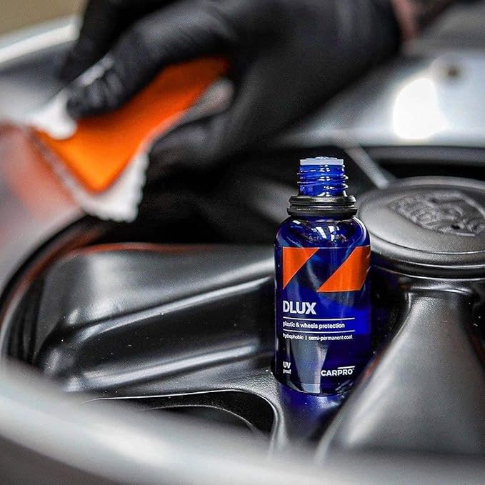 CARPRO CQUARTZ DLUX Wheel and Trim Coat 30mL - Ceramic Coating UV Protection for Wheels and Exterior Plastics, Rubber, and Metals