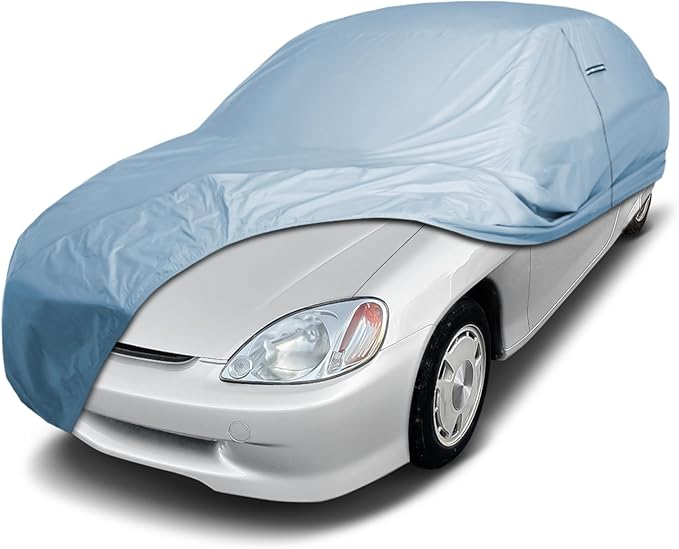 iCarCover Premium Car Cover for 2000-2006 Honda Insight Heavy Duty Waterproof All Weather Automobiles Custom Fit Indoor Outdoor UV Snow Protection Covers with Straps and Bag