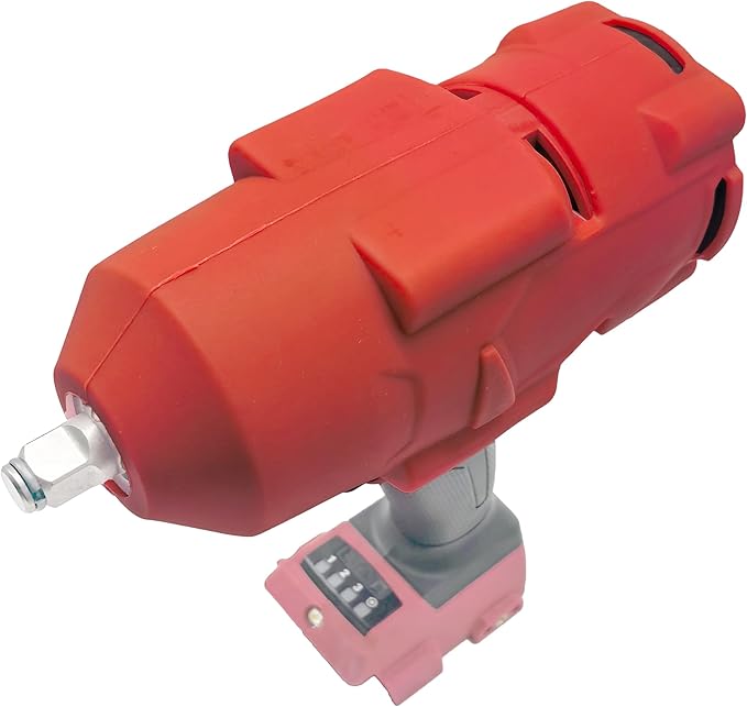 deawater 1pcs Protective Boot 49-16-2767 High Torque Impact Wrench Boot, for 18V 1/2 High Torque Impact (2767-20) & Version (2863-20) red