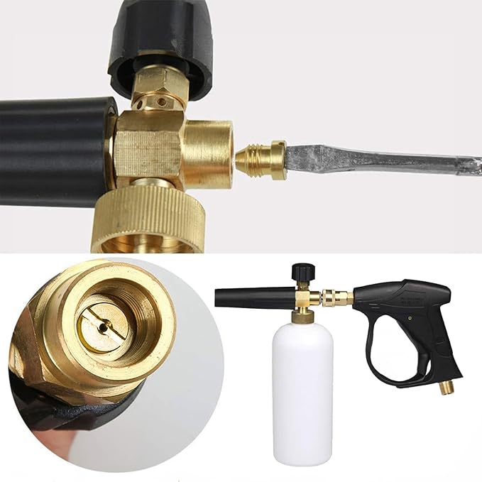 1.1 mm Foam Cannon Orifice Nozzle Tips, 1.1mm Universal Connector for Foam Sprayer, Washer Replacement Nozzles, Precision Foam Cannon Orifice for Car Wash and Garden Hose Use(2Pcs)
