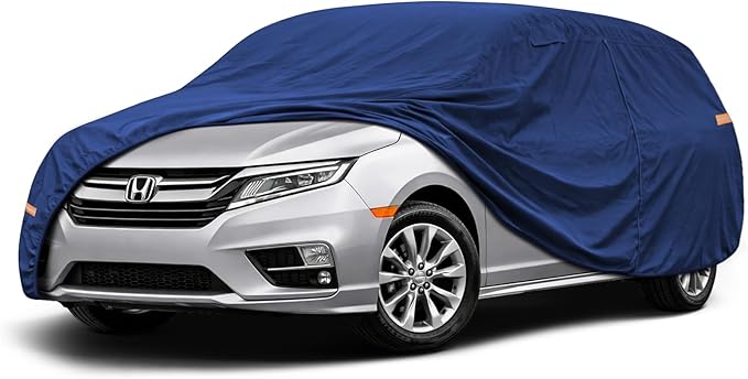 Coverlex Premium Honda Odyssey Car Cover Waterproof All Weather, Heavy Duty Car Tarp Custom Fit for 2005-2026 Honda Odyssey LX, EX, EX-L, Touring, Elite, Sport (Generation 3, 4, 5)