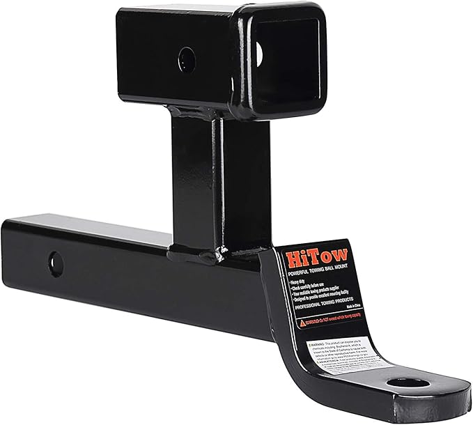 Multi-Use Trailer Ball Mount 2" Receiver Dual Hitch Extension (GTW 5,000 lbs)