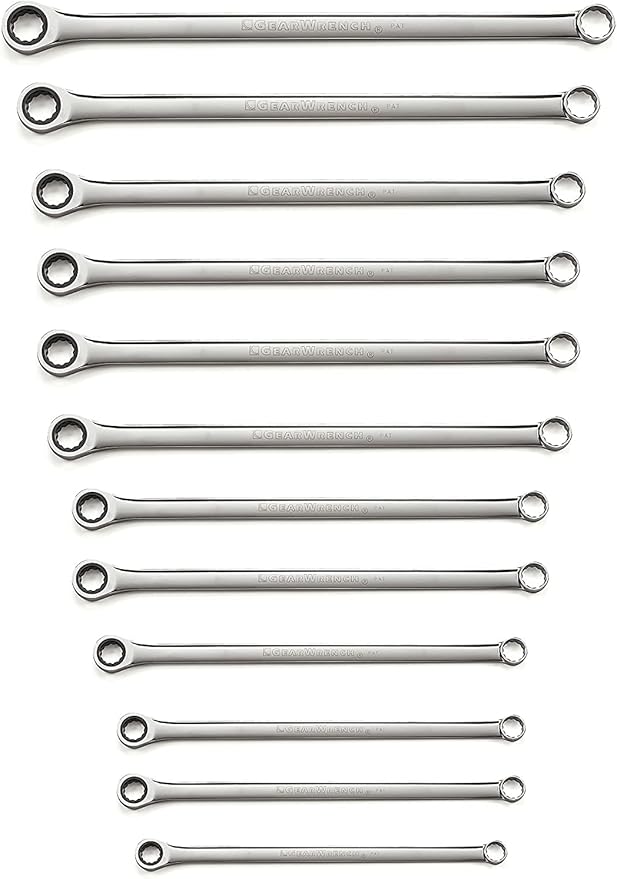 GEAWRENCH 12 Pc. Gearbox XL Ratcheting Wrench Set, Metric - 85988