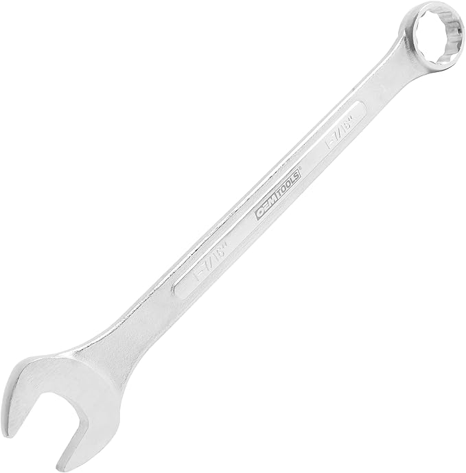 OEMTOOLS 22107 1-7/16 Inch Jumbo Combination Wrench, SAE Jumbo Wrenches with Offset Box End and Open End Design, Greater Access and Clearance, More Torque