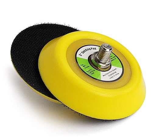 3" Hook and Loop Backing Pad 5/16"-24 Thread for Dual Action Car Polisher Sanding Polishing-2PCS