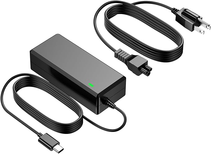 WUKUR 65W USB C Charger for NOCO UltraSafe Jump Starter Compatible with NOCO Boost X GBX45 GBX55 GBX75 GBX155 & Boost Air AX65 UltraSafe Portable Jump Starters Power Adapter Cord