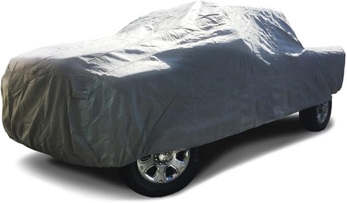 CarsCover 2006-2019 Dodge Ram 2500/3500 Crew/Mega Cab 8ft Long Bed Box Full 4 Door Truck Car Cover Heavy Duty All Weatherproof Waterproof Ultrashield