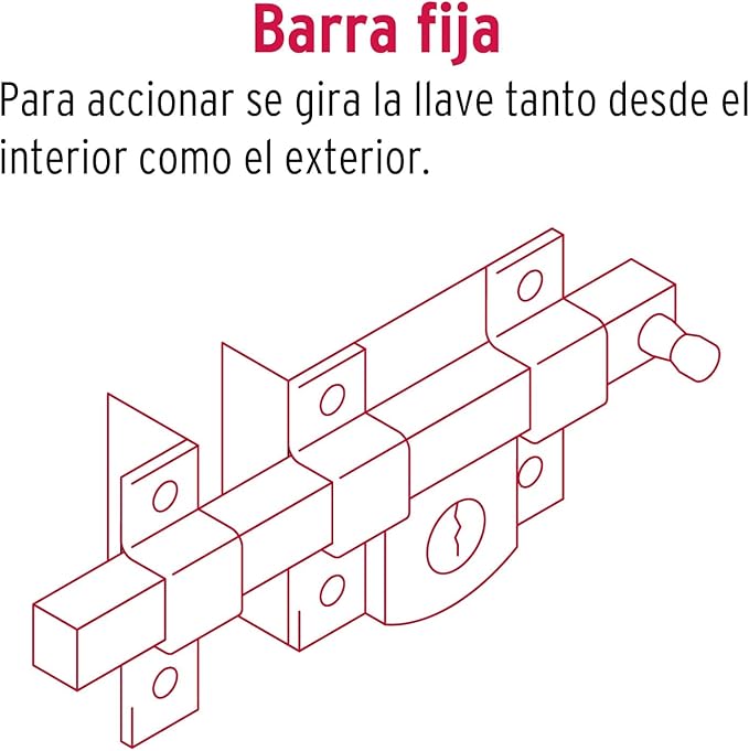 Fixed lock bar Left