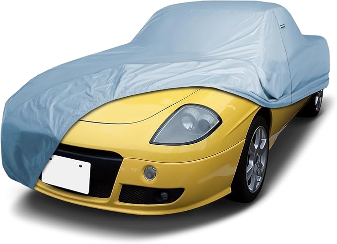 iCarCover Premium Car Cover for 1995-2002 Fia t Barchetta Heavy Duty Waterproof All-Weather Automobiles Custom Fit Indoor Outdoor UV Snow Protection Covers with Straps and Bag