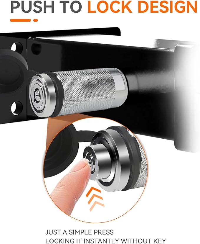 GAMPRO Trailer Hitch Lock 2PCS, Trailer Receiver Lock with 5/8" Pin for Class III IV 2" and 2-1/2" Receiver, for Hitch Bike Rack Tray Ball Tow Rope for Trailer Truck Car Boat