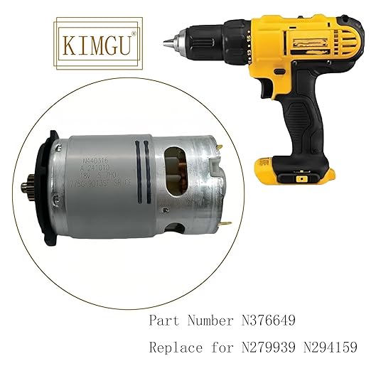 N376649 N210996 N279939 DC 18V 20V Motor 18 Teeth Replac for DeWALT DCD771 DCD771C2 DCD776 Tool Cordless Drill Screw Driver N294159 N362741 N440316
