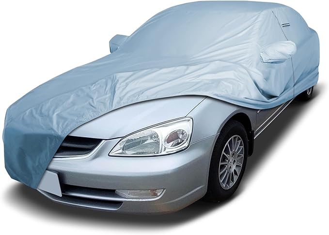 iCarCover Premium Car Cover for 1997-2005 Acura EL Heavy Duty Waterproof All-Weather Automobiles Custom Fit Indoor Outdoor UV Snow Protection Covers with Straps and Bag