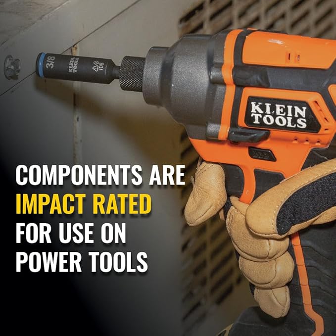 Klein Tools 85146 Screwdriver Set with Magnetizer/Demagnetizer for Magnetic Tips 3 Slotted & 32500HD Multi-Bit Screwdriver/Nut Driver, Impact Rated 11-in-1 Tool with Phillips