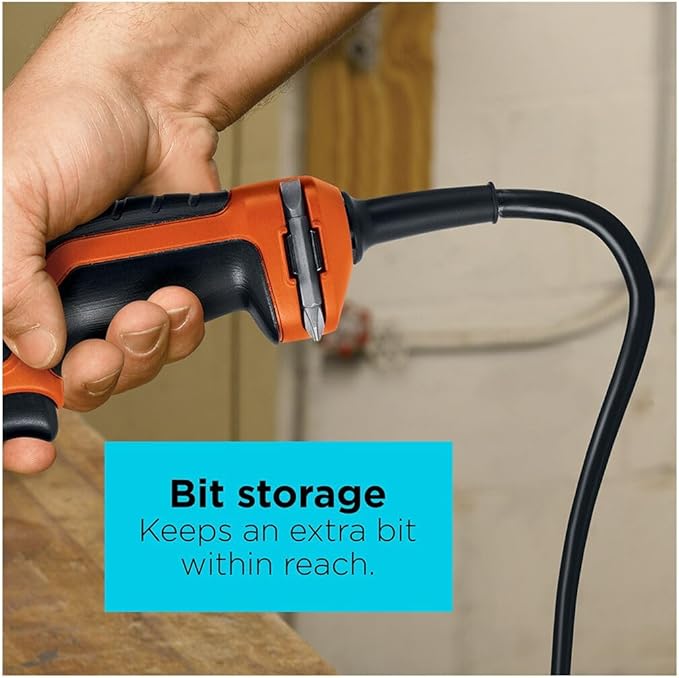 BLACK+DECKER Corded Drill, 5.5-Amp, 3/8-Inch (DR260C)