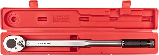 TEKTON 3/4 Inch Drive Micrometer Torque Wrench (50-300 ft.-lb.) | 24350