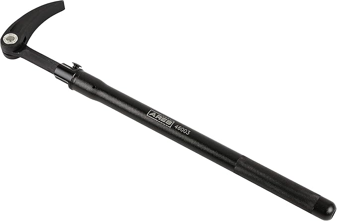 ARES 46003-21-Inch to 33-Inch Extendable Indexing Pry Bar - 14-Position Adjustable Angle Head - High Strength Chrome Vanadium Steel