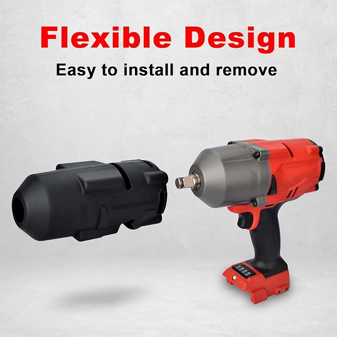 iGuerburn 49-16-2767 High Torque Impact Protective Boot Fit for M18 Fuel 1/2 High Torque Impact Wrench (2767-20) and ONEKEY Version (2863-20)