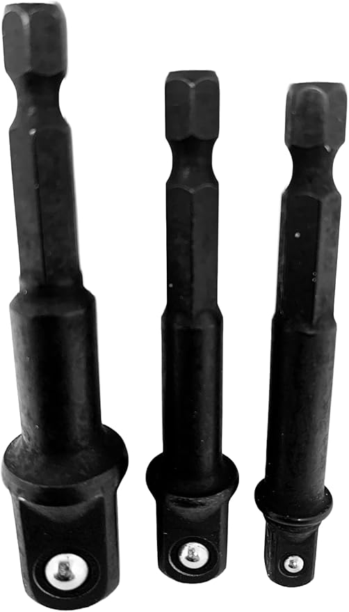 DeWalt Impact Driver Ready 3-Piece Socket Adapter Set DW2541IR, DW2542IR, DW2547IR