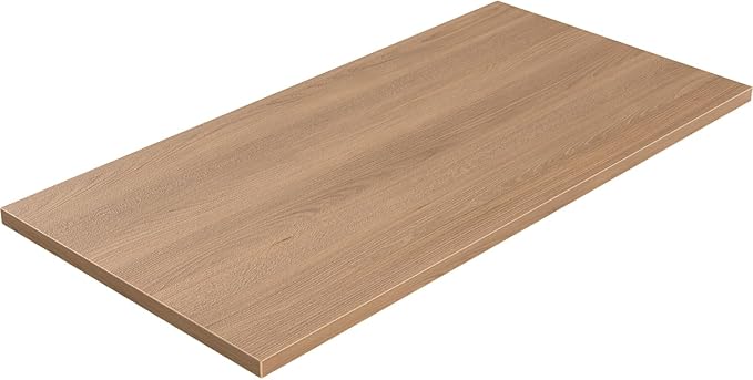 Universal Solid One-Piece Wood Table Top, 48"x30"x1" Workbench Top - Rectangular Particle Board for Standing Desk, Home Office Desk Countertop DlY, Washer Dryer, Coffee, Bar Tabletop