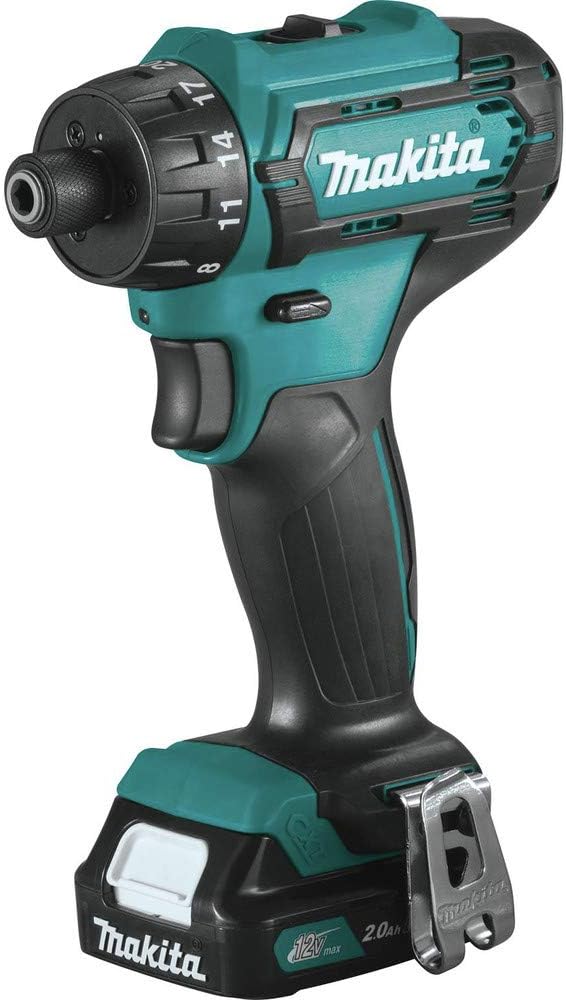 Makita FD10R1 12V max CXT® Lithium-Ion Cordless 1/4" Hex Driver-Drill Kit (2.0Ah)