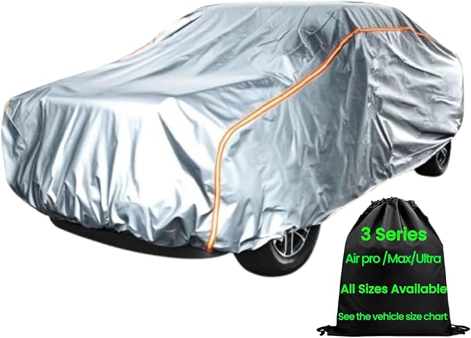 Outdoor Truck Cab Cover Waterproof All Weather Pickup Cover Rain and Sun Protection Full Exterior Cover Fit Truck Up to 233"