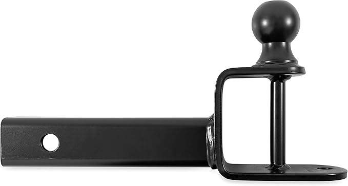 Black Boar UTV ATV Multi-Hitch - Features 1-7/8” Hitch Ball, 2” Shank - 9” (L) Shank - Hitch Ball has 2” Rise & Rated for 2,000lbs - Use w/Utility Trailers, Tow Straps & Other ATV Accessories (66082)