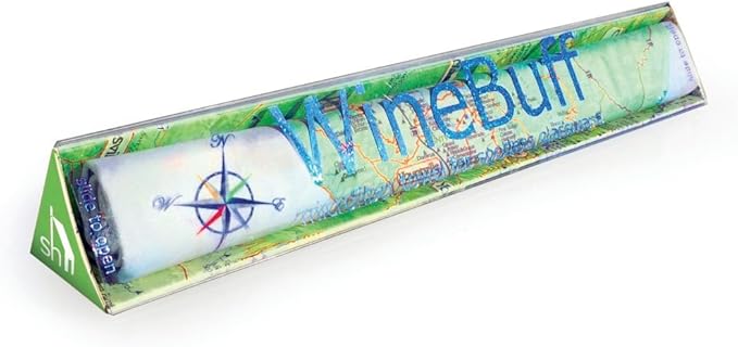 WineBuff, Microfiber Polishing Towel for Crystal-Clear Wine Glasses, Italy Edition