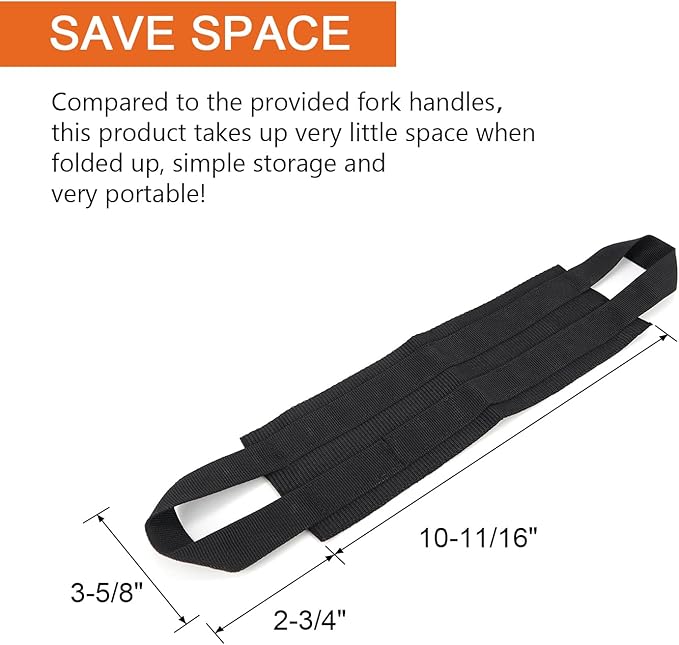 Universal Tow Strap for RV Portable Waste Tanks, Towing Bracket for Portable Waste Transport, 15-3/4"Tote Tank Tow Adapter