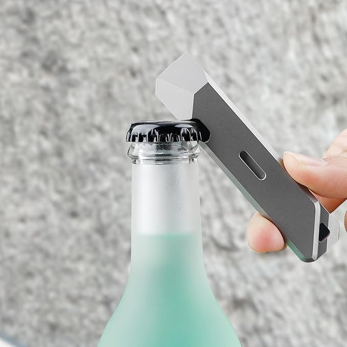 Titanium EDC Pry Bar,Portable Multitool Tool,Pocket Mini Pry Bar for Everyday Carry
