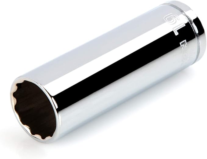 TEKTON 1/2 Inch Drive x 19 mm Deep 12-Point Socket | SHD23319