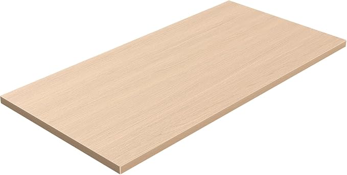 Universal Solid One-Piece Wood Table Top, 43"x24"x1" Workbench Top - Rectangular Particle Board for Standing Desk, Home Office Desk Countertop DlY, Washer Dryer, Coffee, Bar Tabletop