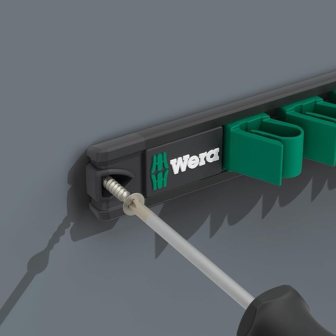 WERA - 05020235001-9642 Magnetic Rail 6003 Joker Imperial 1 Ring Spanner Set, 8 Pieces
