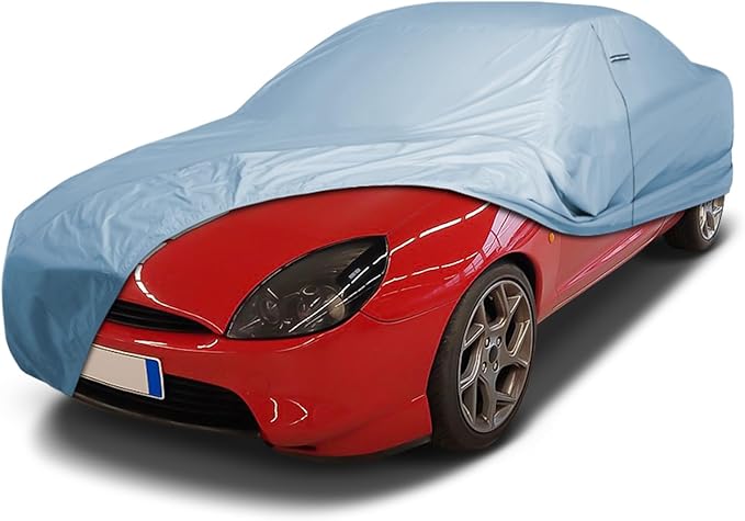 iCarCover Premium Car Cover for 1997-2001 Ford Puma Heavy Duty Waterproof All-Weather Automobiles Custom Fit Indoor Outdoor UV Snow Protection Covers with Straps and Bag