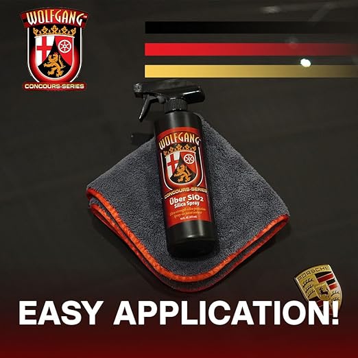 Wolfgang Concours Series Uber SiO2 Silica Spray | Hydrophobic Formula for High-Gloss Finish | Long-Lasting Protection & Easy Application | Enhances Shine & Paint Durability | WG-3500-FBA | 16 Oz