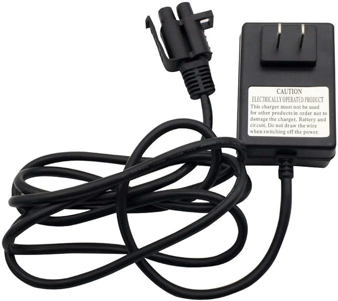 12 Volt Charger Works with Yamaha Raptor 700R Toyota FJ Cruiser MegaTredz Motion Trendz, 12V Battery Charger B-Type Plug Fit Ride On Peplacement