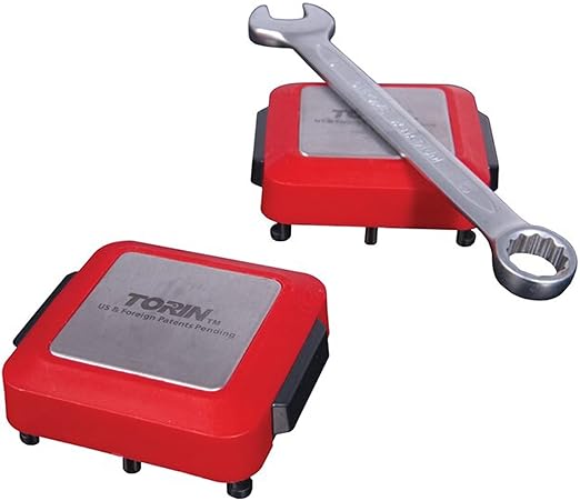 Big RED MTOMP222PK Torin Tool Storage Organizer: Magnetic 2" x 2" Pegboard Panel, 2 Pack