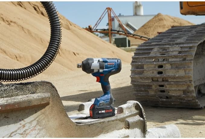 BOSCH GDS18V-770CB14 PROFACTOR™ 18V Connected 3/4 In. Impact Wrench Kit with Friction Ring and Thru-Hole and (1) CORE18V® 8 Ah High Power Battery