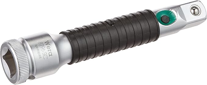 Wera Torque Wrench & Ratchet Extension Bundle - 50-200 Nm 1/2" Drive Wrench, 1/2" x 125mm Extension
