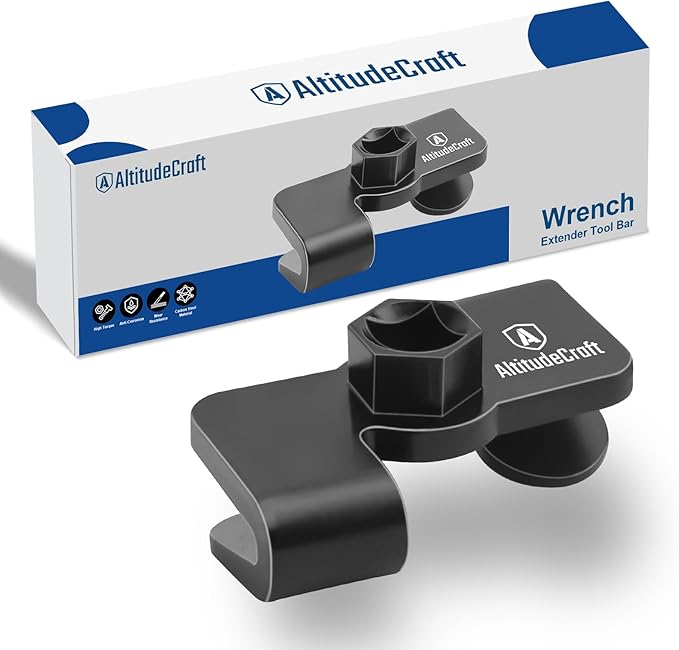 Universal Wrench Extender Adaptor, 1/2" Breaker Bars & 21mm Hex Wrench Extender Tool Drive for Repair or DIY