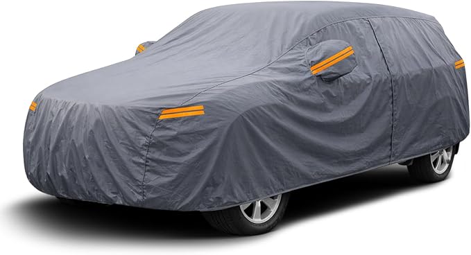 Coverlex Compact SUV Car Cover Univeral Fit for Jeep Compass, Audi Q3/Q4, BMW X1/X2, Nisan Kicks Rogue Sport, Subaru Crosstrek Forester, Toyota Corolla Cross RAV4, Mazda CX5