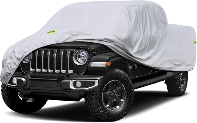 Kaugung Truck Cover Custom Fit Jeep Gladiator from 2019 to 2025, Waterproof All Weather Full Pickup Cover, Outdoor Sun UV Dust Protection.(from US Warehouse, Within 3-7 Days)