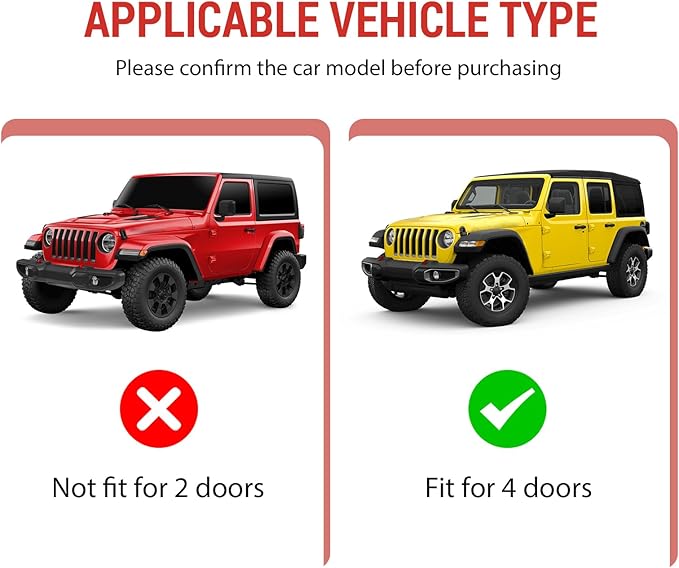 Cargo Net Fit for 2018-2025 Jeep Wrangler JL JLU 4XE Rear Trunk Net with Hooks Trunk Bed Netting Cover Organizer for 2024 Wrangler 4 Door Accessories(Wrangler Cargo Floor Net)